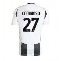 Juventus Andrea Cambiaso #27 Replica Home Shirt 2024-25 Short Sleeve